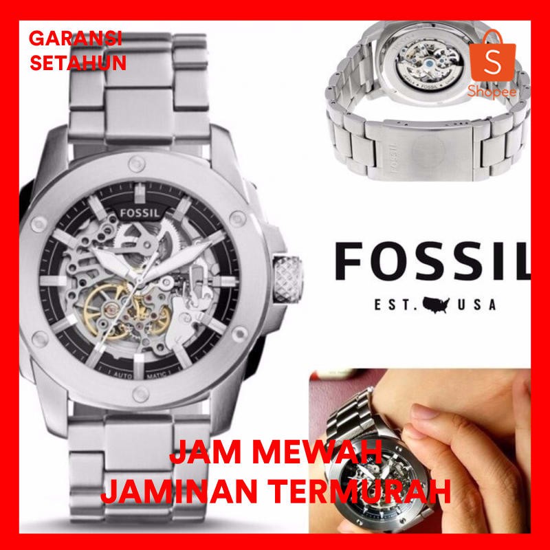 Jam Tangan Pria Merk Fossil ME 3081 / ME3081 Original Automatic