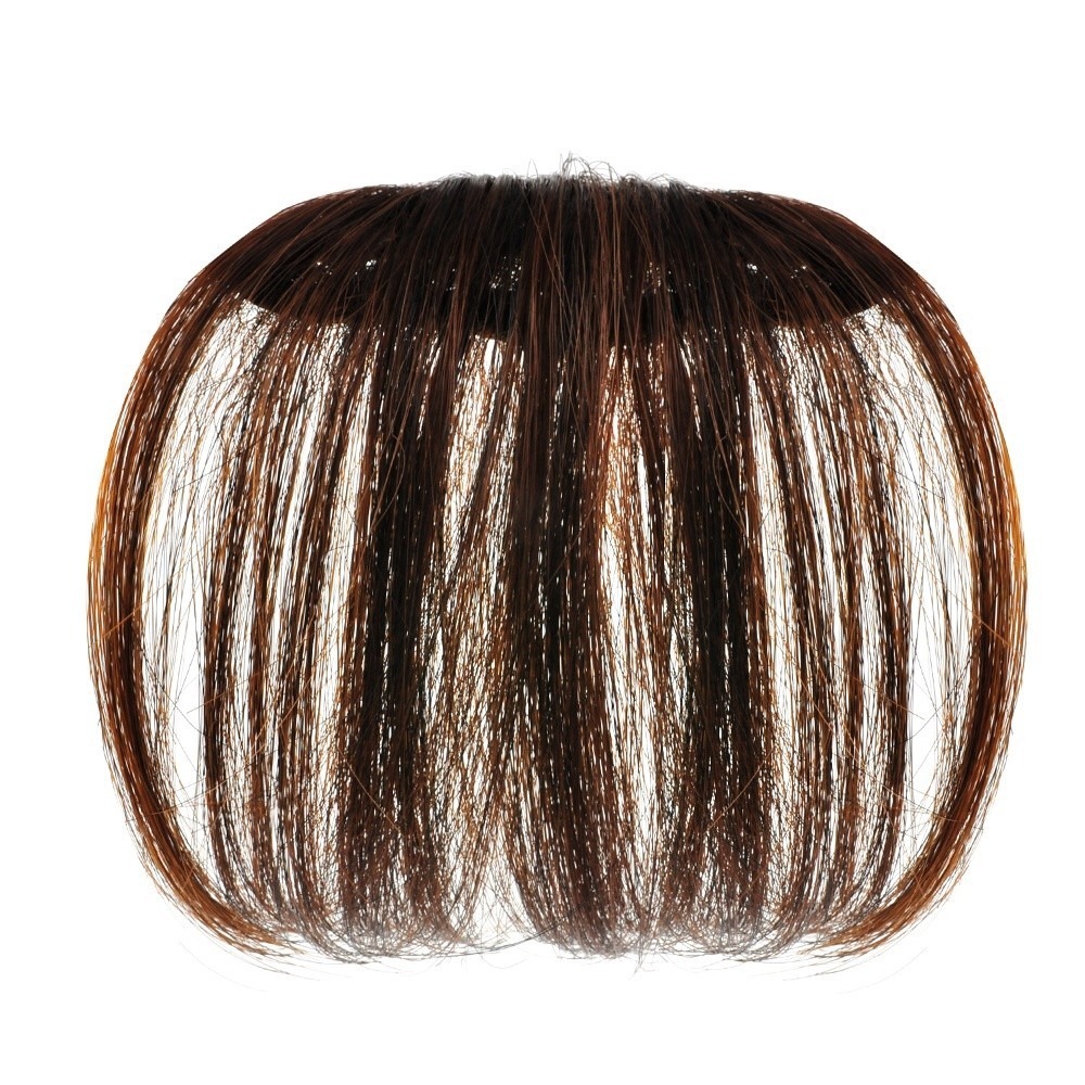 Thin Air Bangs Hair Extension Clip In Fringe Front Hairpiece