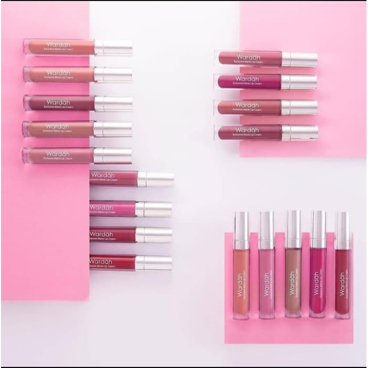 Wardah Exclusive Matte Lip Cream / Lipstik Matte / Lipstik Wardah