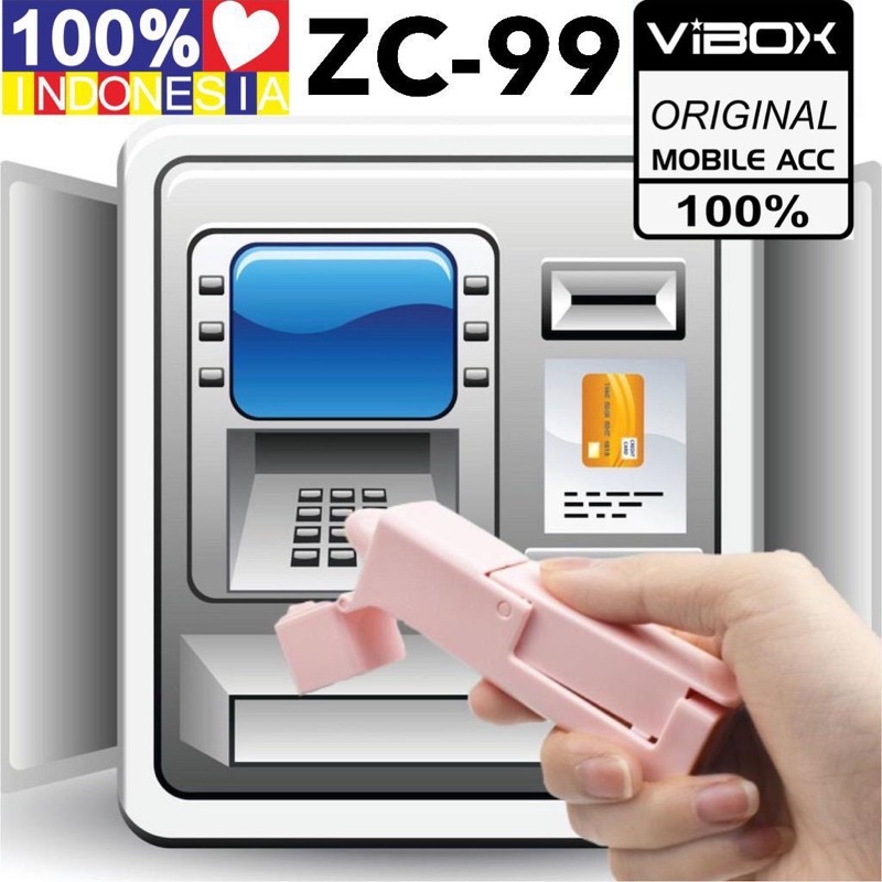 Ready Stok vibox Zero Contact Tools zc-99 Alat Pelindung Diri Anti Sentuh Virus Hand Sanitizer Gel Disinfektan Spray Tool