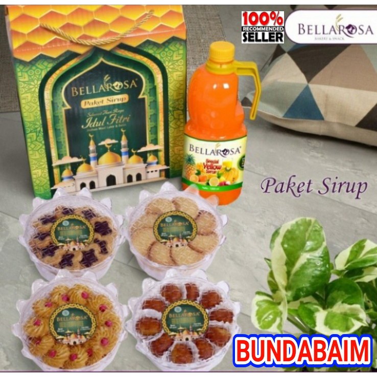 

BELLAROSA KUE PAKET SIRUP 1 SRP01 / PAKET KUE KERING PARCEL LEBARAN