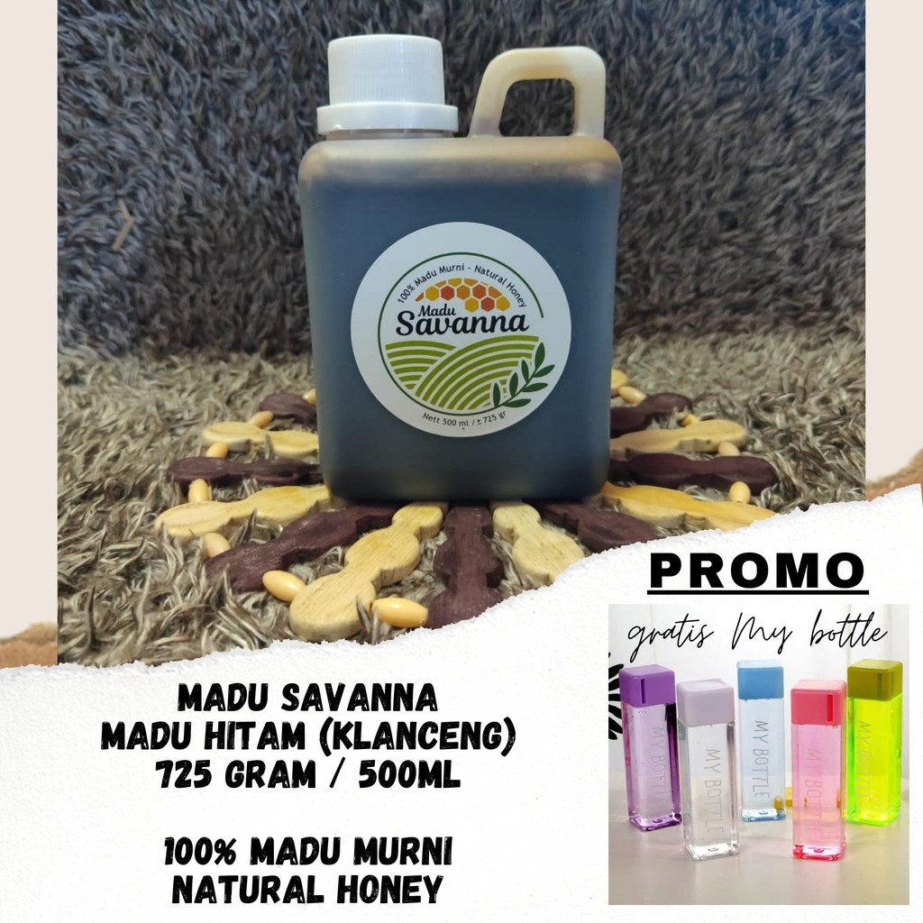

MADU HITAM KLANCENG MURNI ALAMI 100% 725 GRAM / 500ML PROMO GRATIS MY BOTTLE