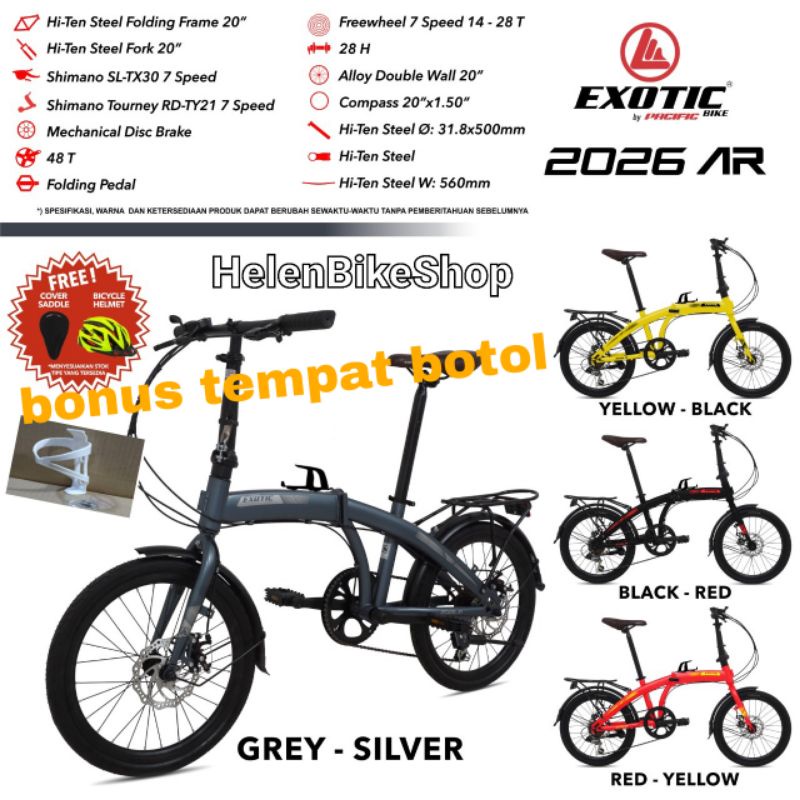 Sepeda Lipat 20 inCh Exotic 2026 AR
