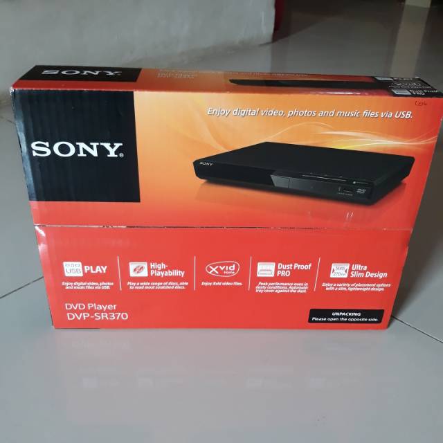 DVD Player Sony DVP-SR370 (Baru)