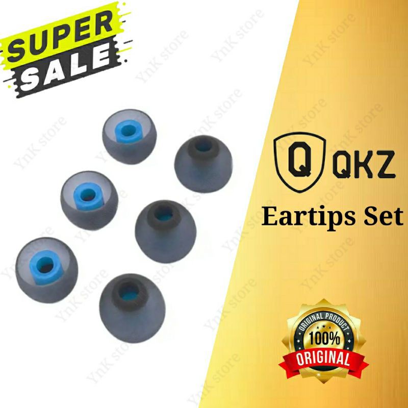 QKZ Eartips Earbuds Replacement / Karet Headset Cadangan All Type set