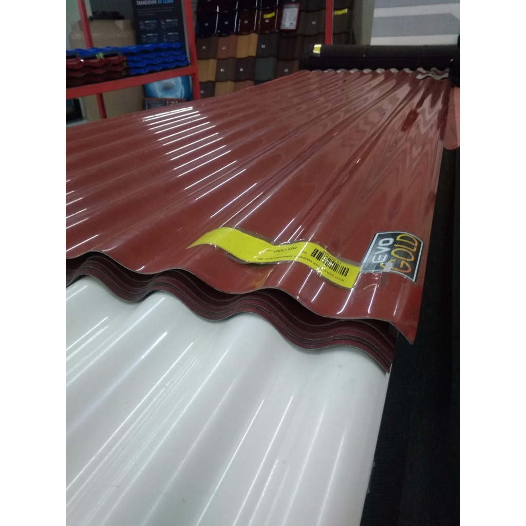 (Kode: Evo) Atap Go Green Evogold Merah,Hijau Dan Putih