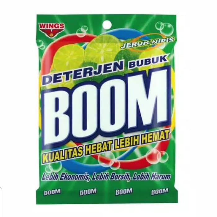 BOOM detergen bubuk jeruk nipis 350g