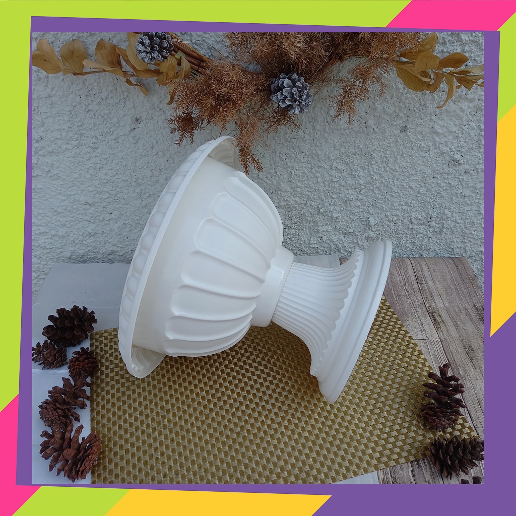 377NO.2D2 / Pot bunga plastik tropy piala / Vas bunga tropy piala gaya Nordic / Pot hias dekorasi bunga Artificial