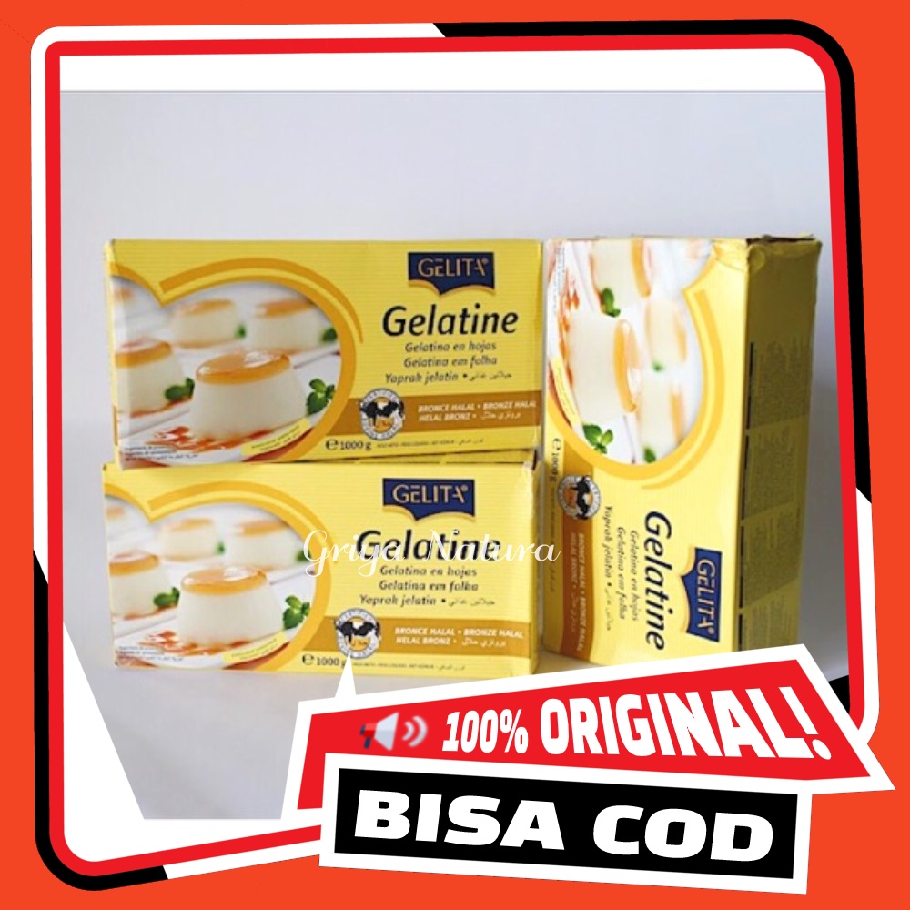 

GELITA Gelatine Sheet / Gelatin Sapi Lembar Halal