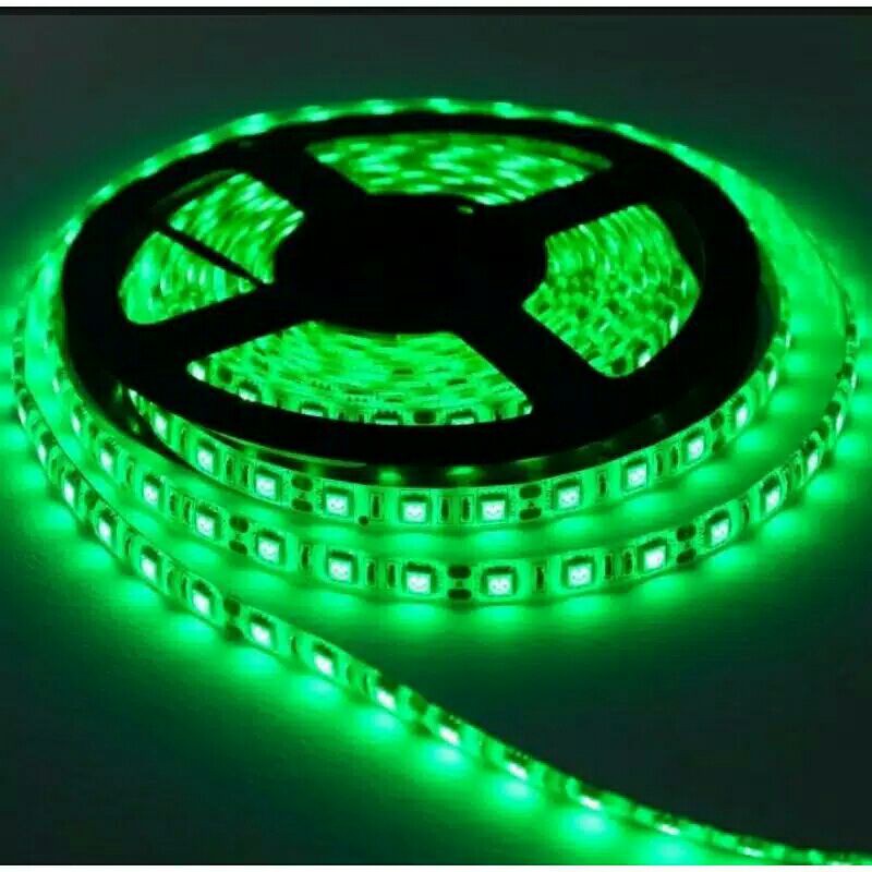 Lampu Led Strip Roll 5 meter 12 Volt - 24 volt Mata Led 3528 Mobil Truk Bis Universal