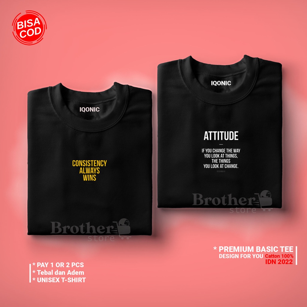 ( PROMO COD ) BROTHER STORE / Kaos Distro Pria / Kaos Distro100% Catoon Combed 24s / ArticelCATTD