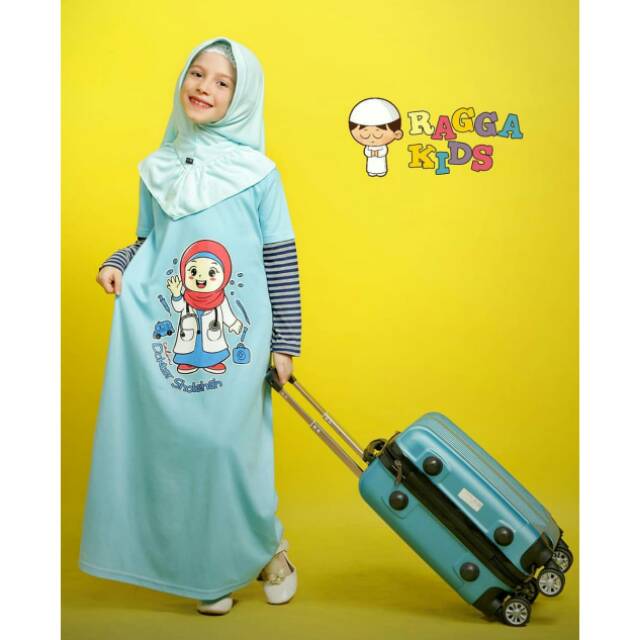 RAGGAKIDS RG17 GAMIS  KAOS  ANAK  MUSLIMAH Shopee  Indonesia