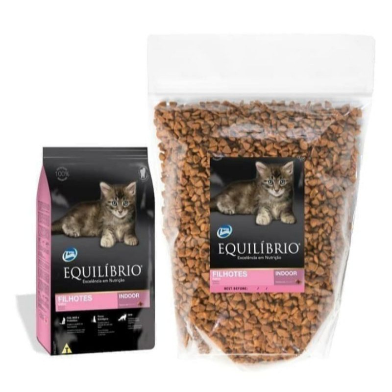 makanan kucing equilibrio kitten repack 1000g