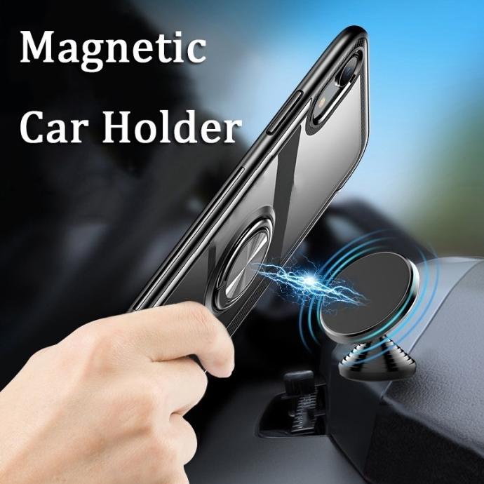 CASE REALME C17 RING TRANSPARAN CLEAR JAZZ SERIES CASING BUMPER