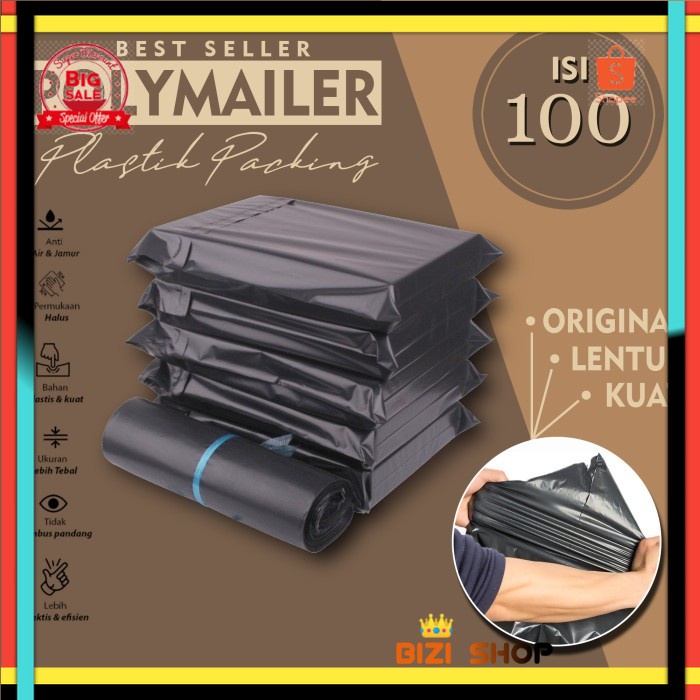 

Plastik POLYMAILER Kantung Lem 20x30 20x40 25x30 25x40 30x40 isi 100