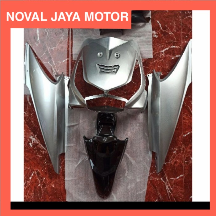 Body Alus Beat karbu hitam silver