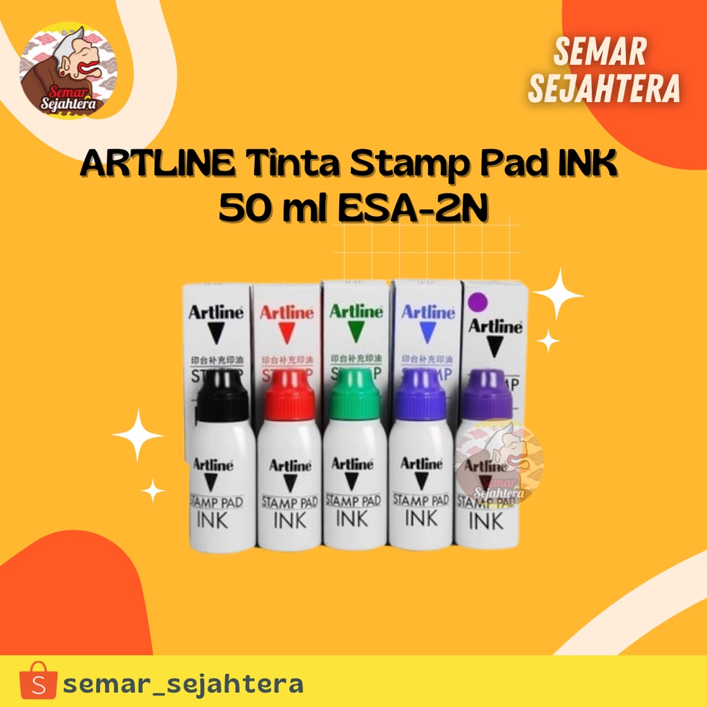 

[PCS] ARTLINE REFILL INK STAMP PAD INK ESA-2N*