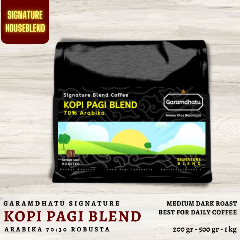 

Kopi Pagi Blend Garamdhatu Houseblend biji bubuk coffee kopi coffe espresso