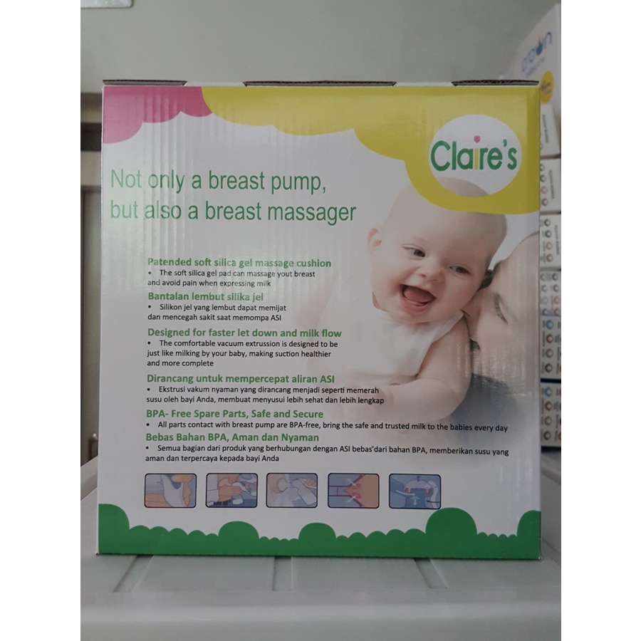 CLAIRE'S POMPA ASI MANUAL A90 - BREASTPUMP MANUAL CLAIRES