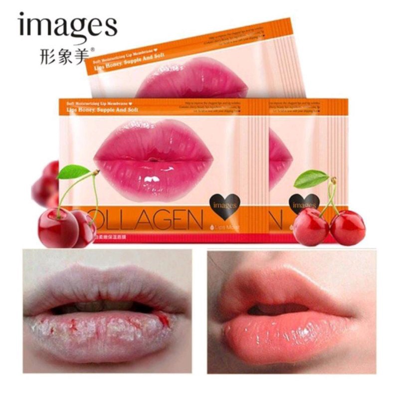 masker bibir collagen