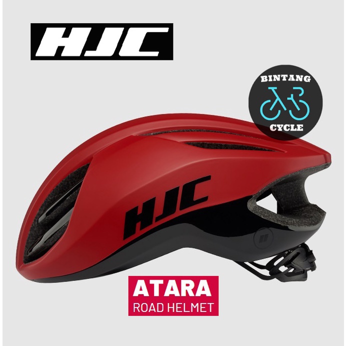 Helm Sepeda HJC HELMET ATARA MATT GLOSS RED - HJC ROAD HELMET