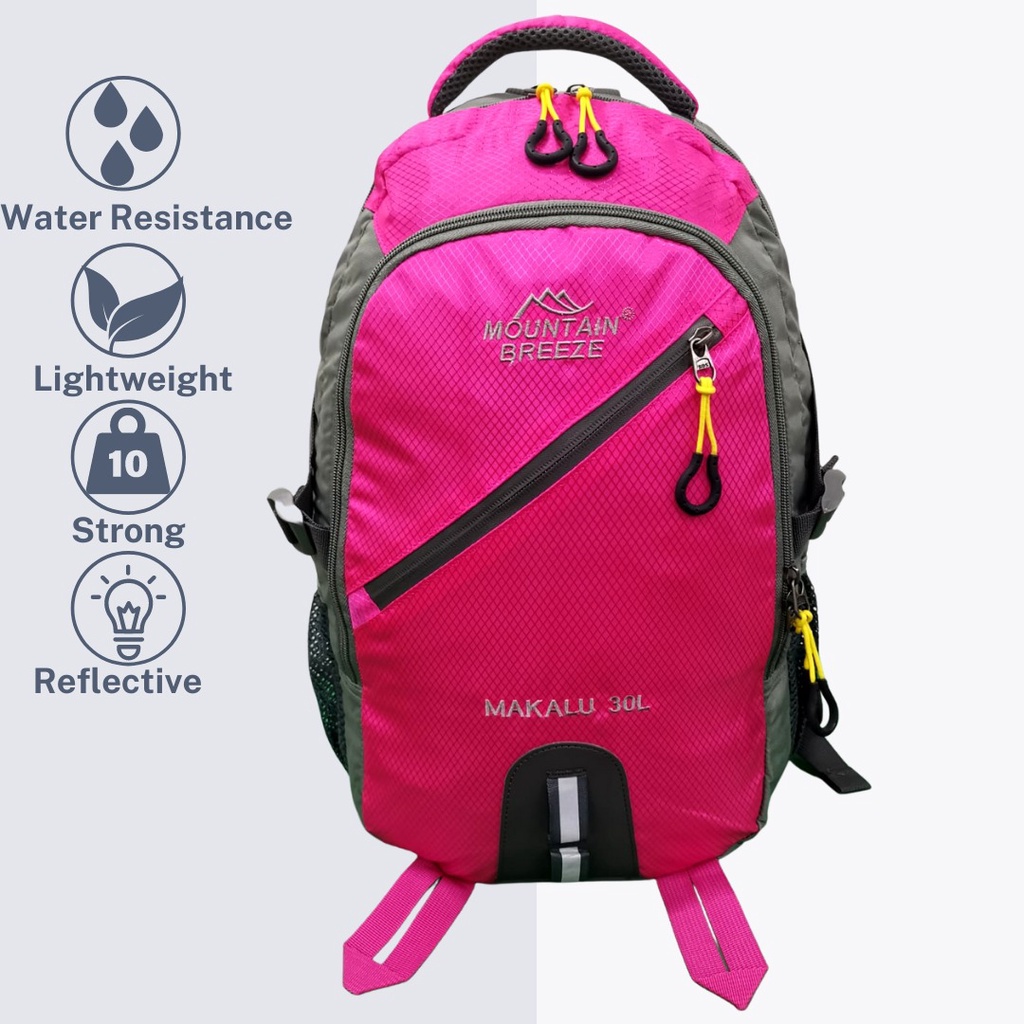 HIGHLAND MONTAIN BREEZE MAKALU 990001 Tas Ransel Pria backpack tas sekolah tas kuliah tas punggung ransel laptop ransel gunung mountain breeze 18inch GENALI ransel gunung 30L ransel sekolah ransel higking ransel seepeda ransel running ransel gunung murah