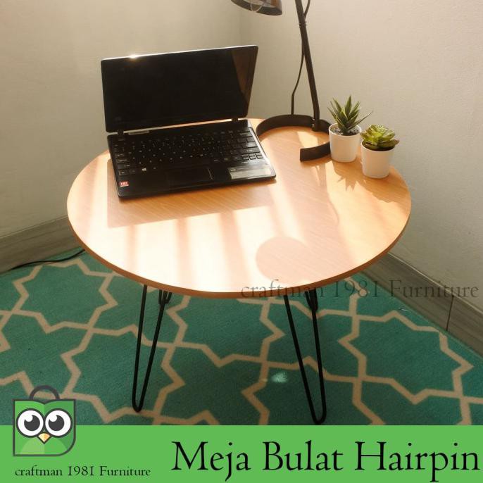 Meja Bulat Lesehan 60Cm Meja Makan Lesehan Meja Cafe Bulat Onetwothreestore123