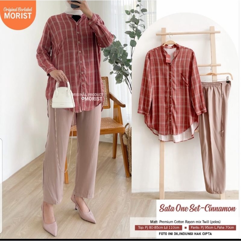 SATA ONESET ORI BERLABEL MORIST/YASY ONE SET/JISPI ONESET ORI BERLABEL MORIST