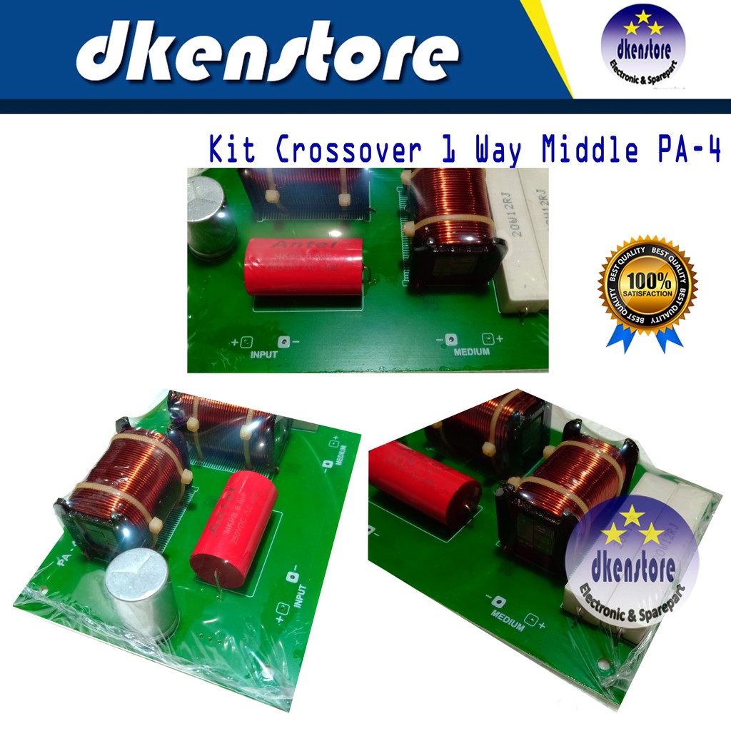 Kit Crossover 1way PA4 Middle