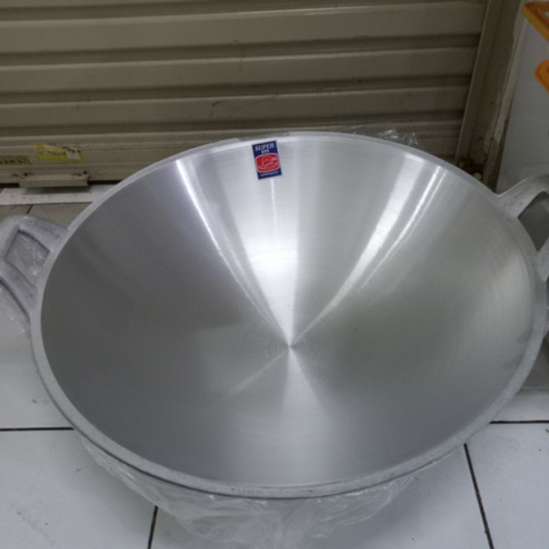 [ ⭐FREE ONGKIR⭐ ] wajan alumunium CEKUNG DALAM foodgrade SUPER 10/11/12/13/14/15/16/18 kilap besi cor stainless