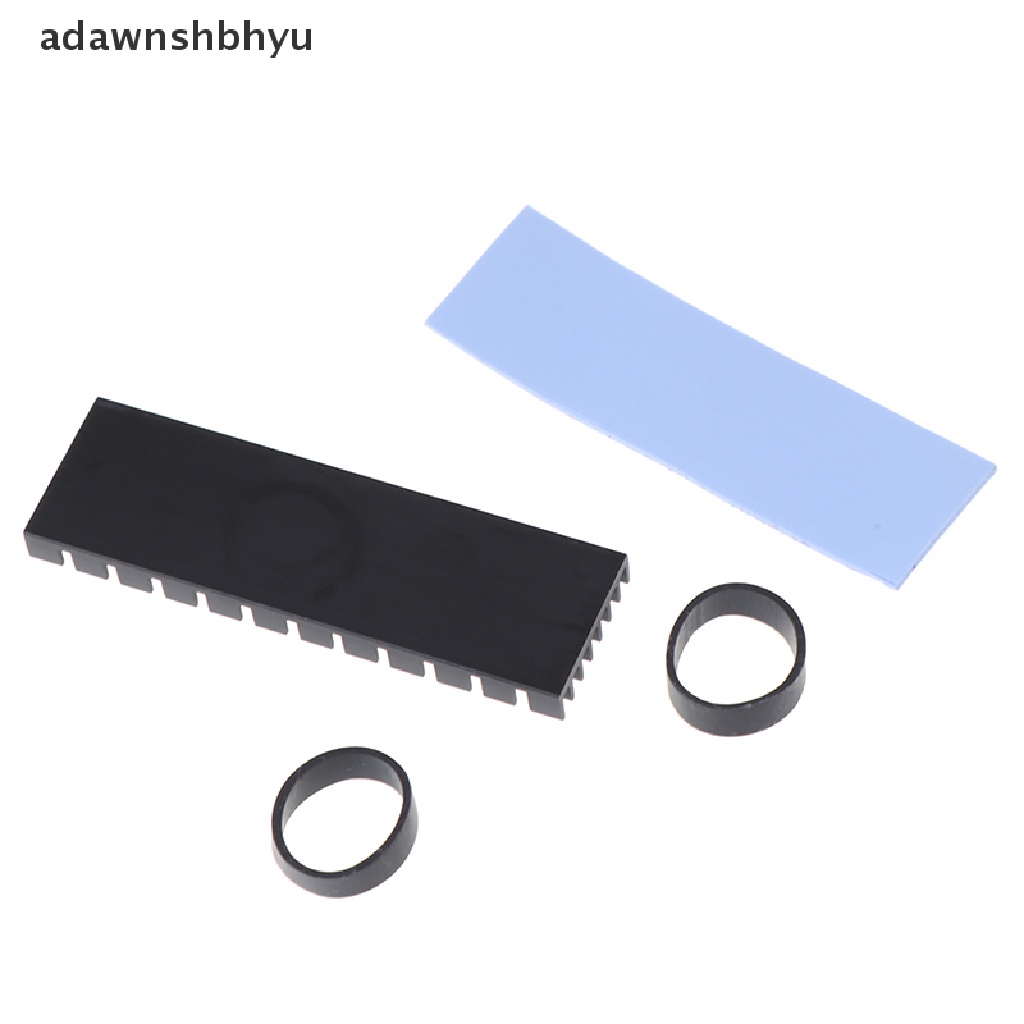 Adawnshbhyu 1Set M.2 NGFF NVMe 2280pcie SSD Aluminium Pendingin Heat Sink Dengan Thermal Pad