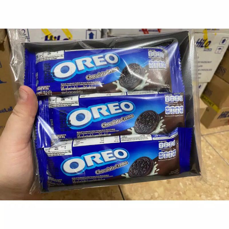 

Oreo Chocolate Cream Biskuit [38gr/pcs, isi 12 Pcs] AYES TOSERBA