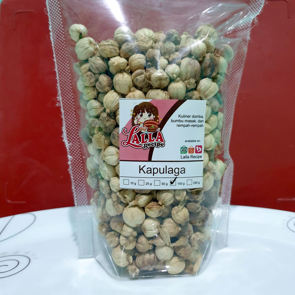 

Kapulaga Putih 100 gram / Kapulaga Jawa / Kapol Kering Premium - 100 gram