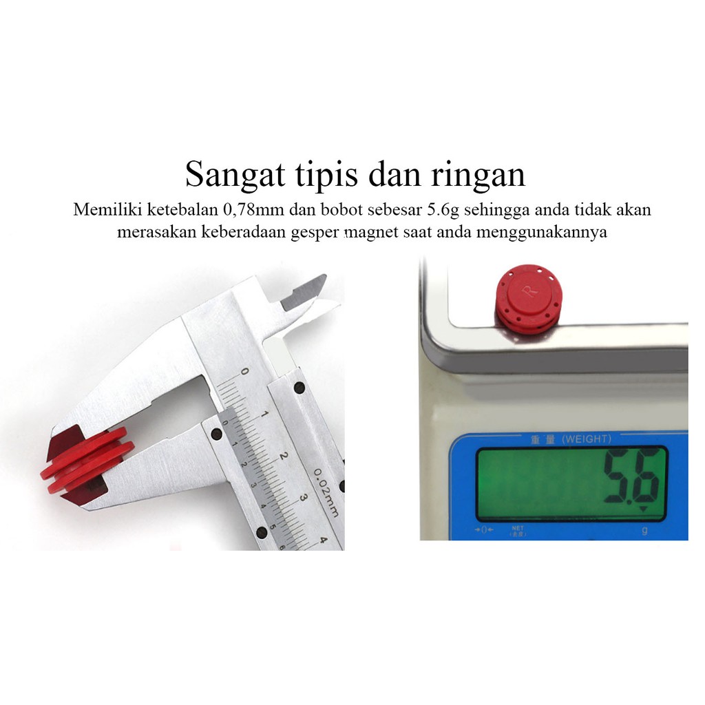 Baloni Clothers Magnetic Apparel Bag Button Kancing Magnet