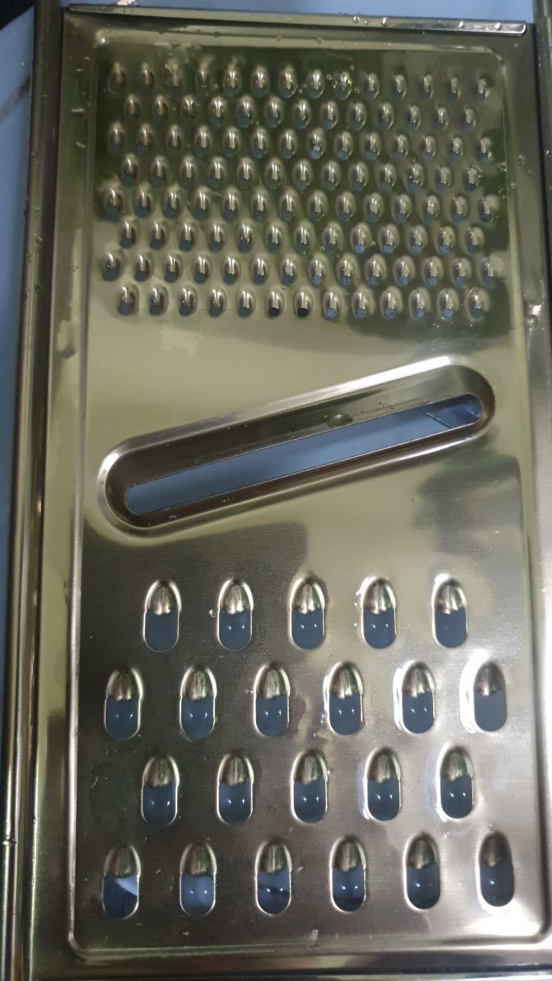 Parutan Keju Emas Silver Stainless Serbaguna / Alat Masak Dapur Cheese Grater Gold Silver Import