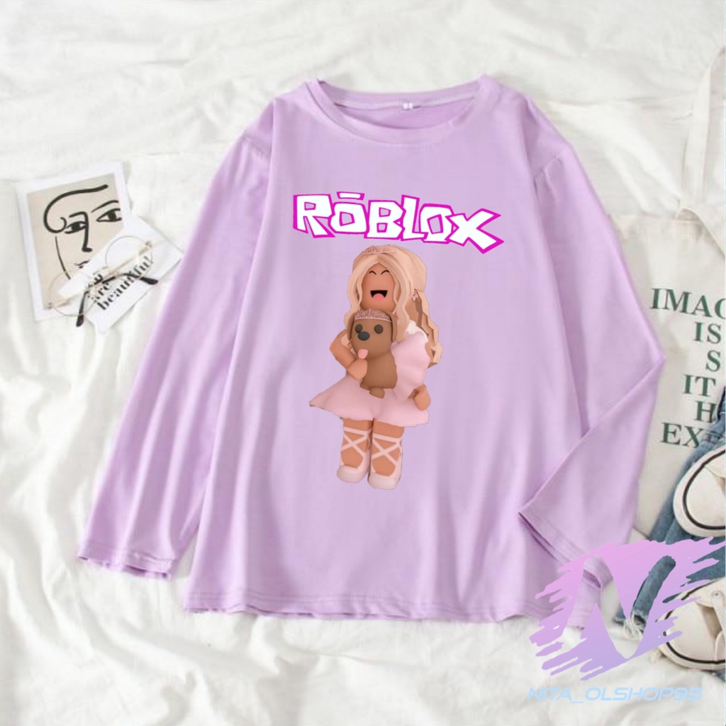 BAJU ROBLOX GIRL KAOS ANAK ROBLOX LENGAN PANJANG