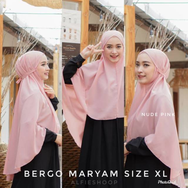  Bergo  maryam  jumbo xl Shopee Indonesia