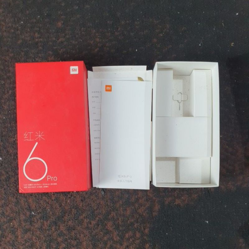 DUS BOOK KARDUS BOX XIAOMI REDMI 6 PRO ORIGINAL COPOTAN