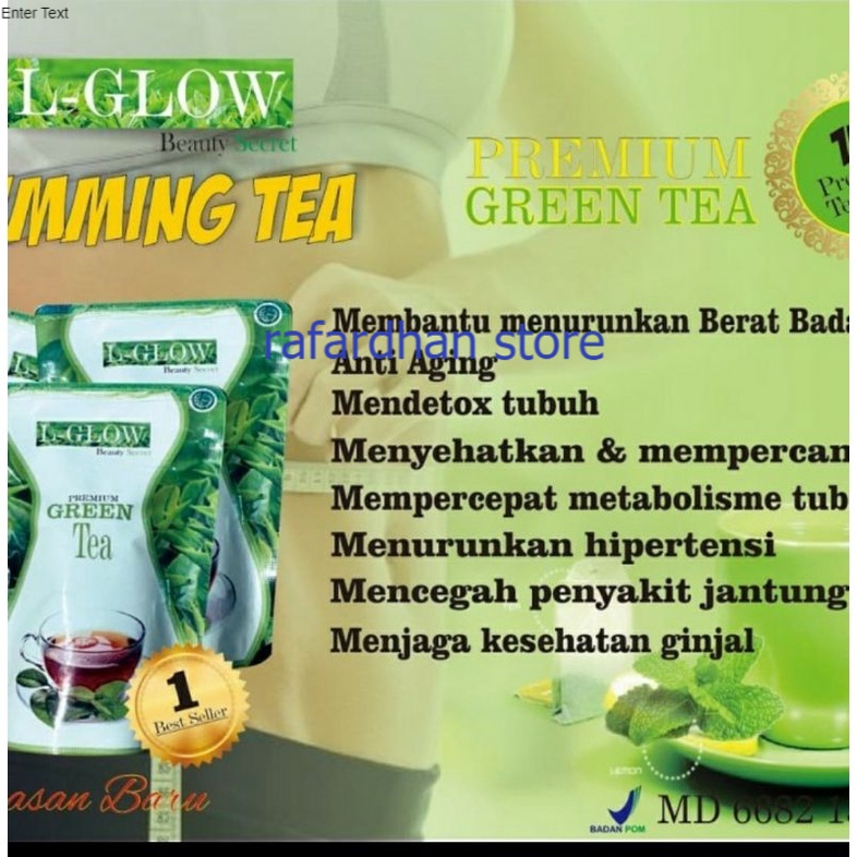TEH PELANGSING HERBAL L GLOW ORIGINAL / PENURUN BERAT BADAN healthy dan slimming herbal detox tea