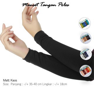 HANDSOCK  WANITA MUSLIMAH KHASANAH MANSET TANGAN PUTIH POLOS MURAH