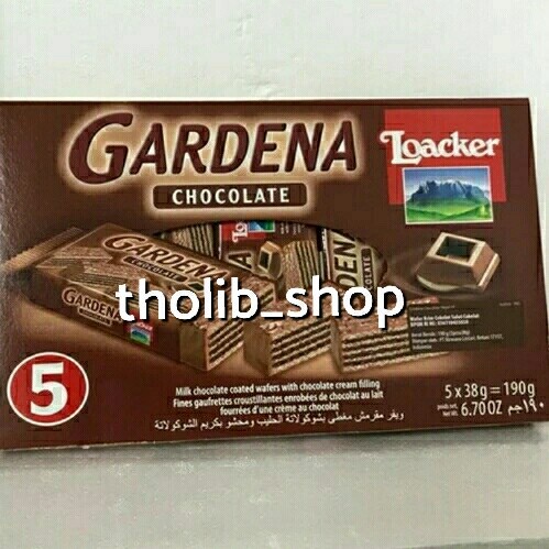 

wafer loacker gardena chocolate 5 x 38 gr