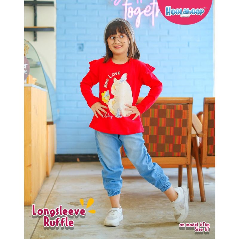 KAOS HOOLAHOOP PLAYSTUFF LONGSLEEVE RUFFLE 2-10T