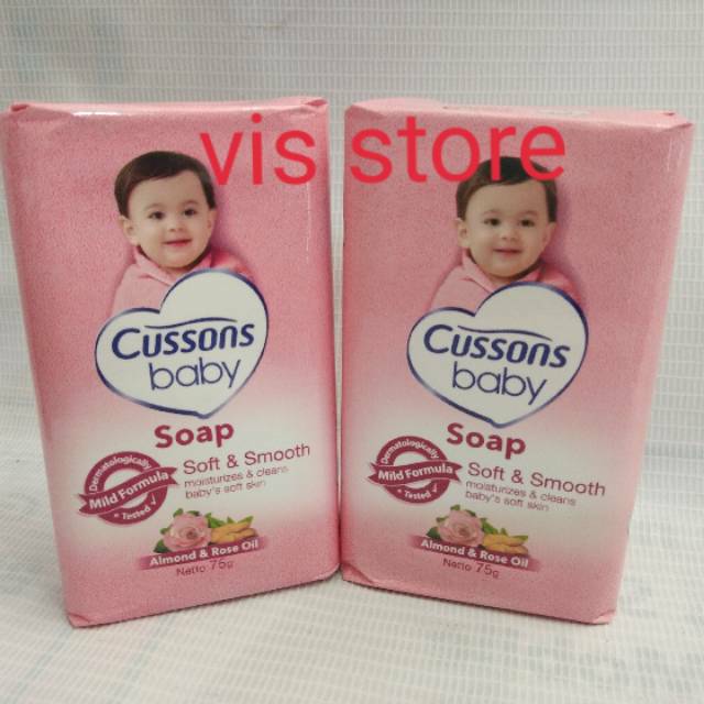 sabun batang Cussons Baby Soap 75 gr - Soft &amp; Smooth