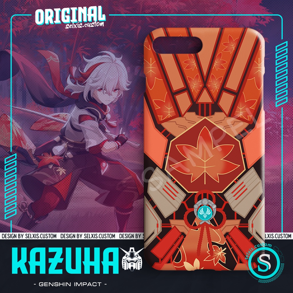 Phone Case Genshin Impact Kaedehara Kazuha Gundam