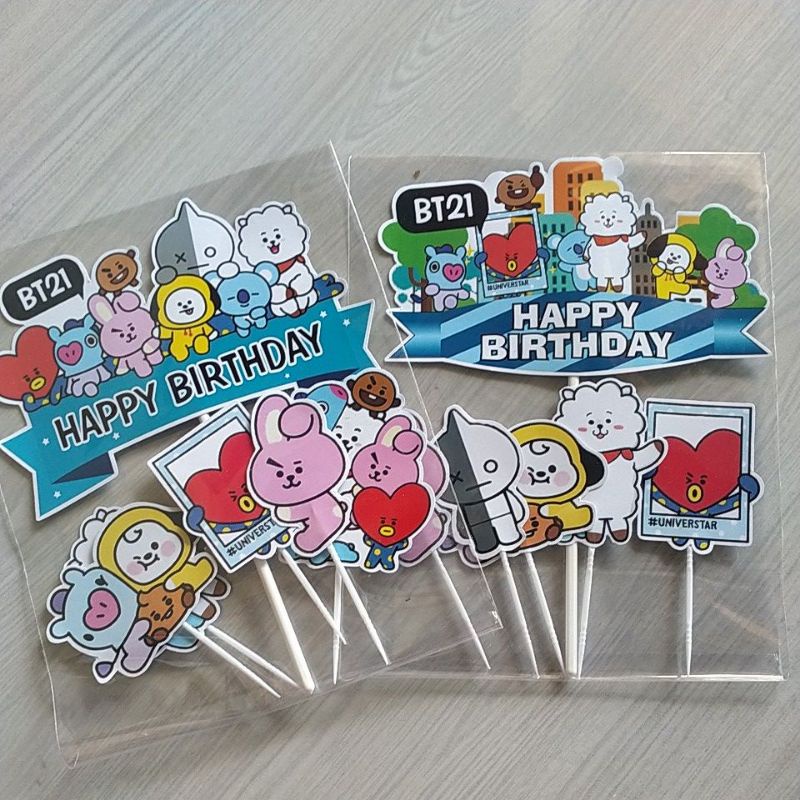 Topper BT21 / topper BTS kartun