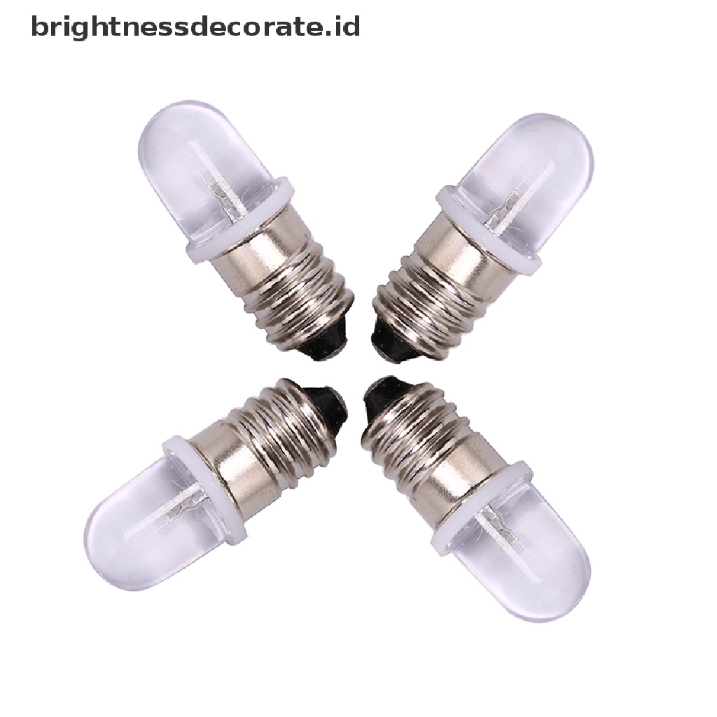 [birth] 5pcs E10 Led Bulb DC 3V 4.5V Instrument Bulb Indicator Bulb Flashlight Bulb [ID]