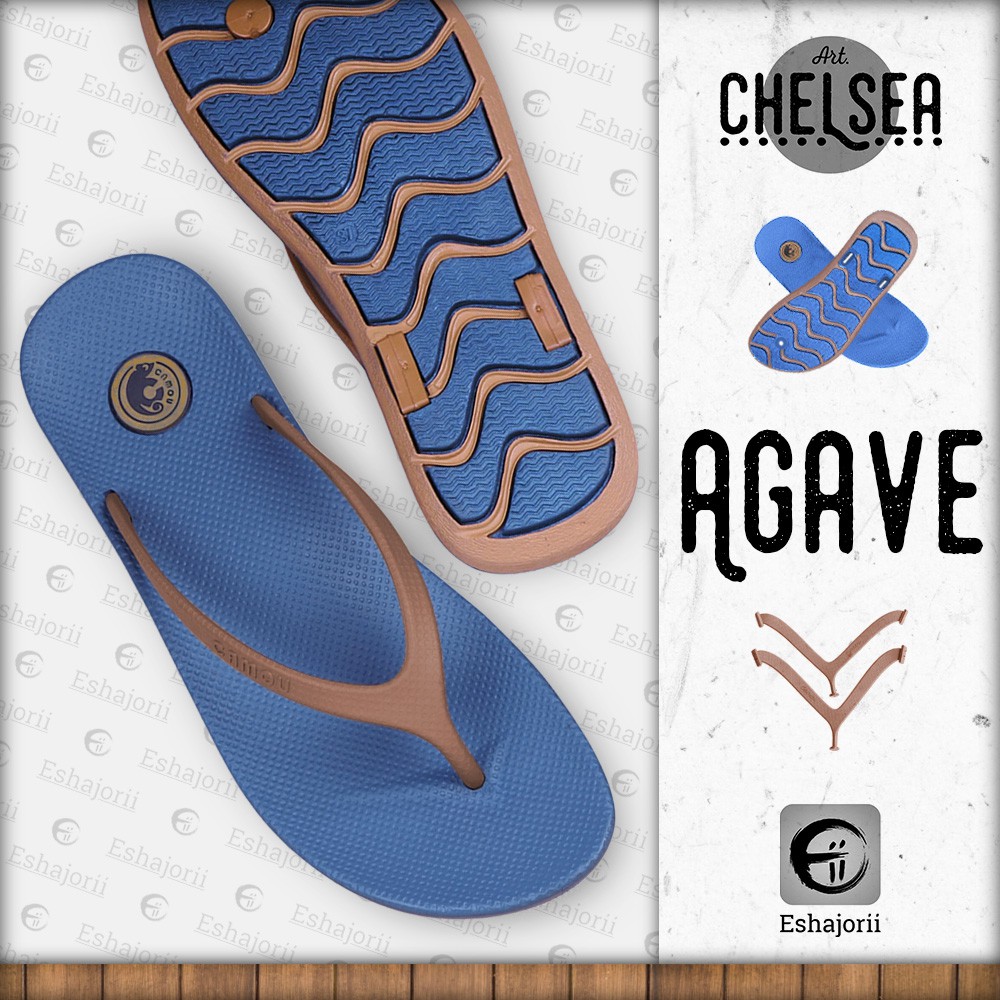 Sandal Jepit Karet untuk Perempuan - CAMOU Chelsea Agave