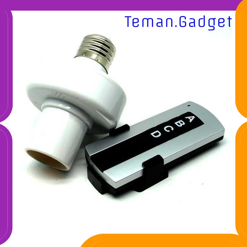 TG-DG161 SOCKET BOHLAM E27 220V DENGAN REMOT KONTROL - GNZL168