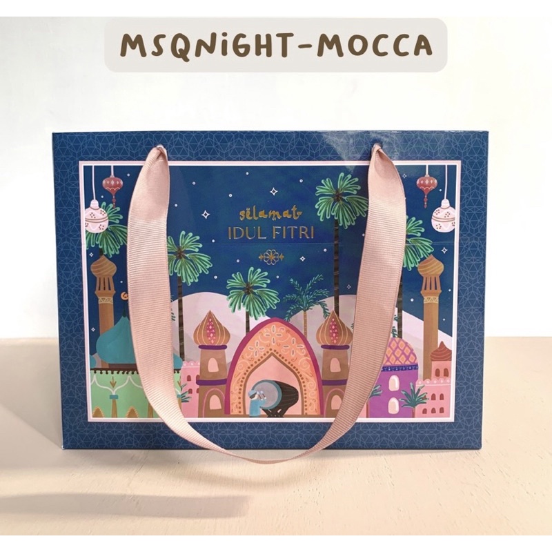 

Paperbag Lebaran pita mocca