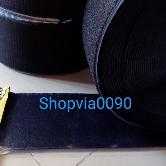 

♖ Magic tape/velcro adhesive uk.10cm hitam ➢